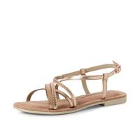 Tamaris Damen 1-28139-44, Sandalias Planas Mujer, Rosa metálica, 41 EU