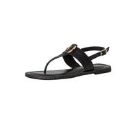 Tamaris Damen 1-28154-42, Sandalias Planas Mujer, Black, 37 EU