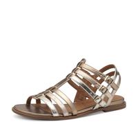 Tamaris Damen 1-28155-44, Sandalias Planas Mujer, Bronce Comb, 39 EU
