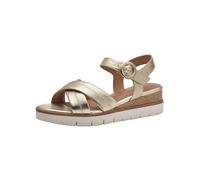Tamaris - Damen 1-28202-42, Sandalias planas, LIGHT GOLD,