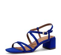 Tamaris Damen 1-28204-42, Sandalia con talón Mujer, Azul Real, 39 EU