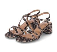 Tamaris Damen 1-28204-42, Sandalia con talón Mujer, Color Beige, 37 EU