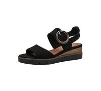 Tamaris Damen 1-28206-42, Sandalias Planas Mujer, Black Uni, 38 EU