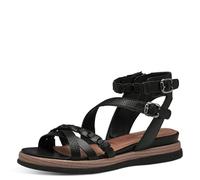 Tamaris Damen 1-28210-44, Sandalias con cuña Mujer, Negro, 38 EU
