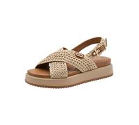 Tamaris Damen 1-28224-46, Sandalia Mujer, Beige, 39 EU