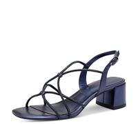 Tamaris Damen 1-28236-42, Sandalia con talón Mujer, Navy, 38 EU