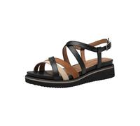 Tamaris Damen 1-28237-44, Sandalias con cuña Mujer, Negro, 39 EU