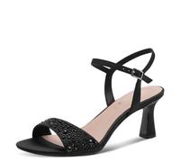 Tamaris Damen 1-28313-46, Sandalia con talón Mujer, Black Glam, 42 EU
