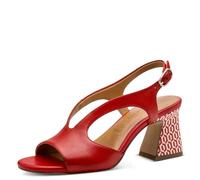 Tamaris Damen 1-28316-44, Sandalia con talón Mujer, Rojo, 36 EU