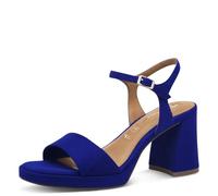Tamaris Damen 1-28343-44, Sandalia con talón Mujer, Azul Real, 39 EU
