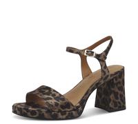 Tamaris Damen 1-28343-44, Sandalia con talón Mujer, Leopardo, 38 EU