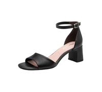 Tamaris Damen 1-28347-46, Sandalias con Tacón Mujer, Piel Negra, 40 EU
