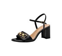 Tamaris Damen 1-28353-44 Sandalette, Piel negra, 6 UK