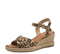 Tamaris Damen 1-28367-42, Sandalias con cuña Mujer, Leopardo, 42 EU