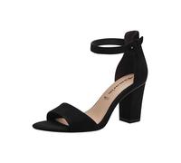 Tamaris Damen 1-28396-42, Sandalia con talón Mujer, Black, 37 EU