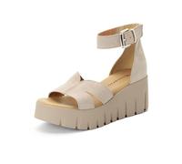 Tamaris Damen 1-28701-46 - Sandalias de cuña para mujer, color gris pardo, talla 6.5