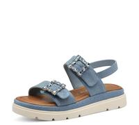 Tamaris Damen 1-28702-44, Sandalias con cuña Mujer, Denim, 40 EU