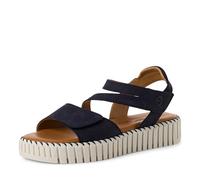 Tamaris Damen 1-28706-44, Sandalias con cuña Mujer, Azul Marino, 39 EU