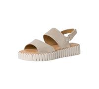 Tamaris Damen 1-28710-42, Sandalias con cuña Mujer, Champagne Met, 41 EU