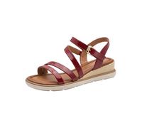 Tamaris Damen 1-28713-46, Sandalias con cuña Mujer, Patente Rojo, 41 EU