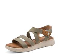 Tamaris Damen 1-28726-46, Sandalias Planas Mujer, Olive, 41 EU