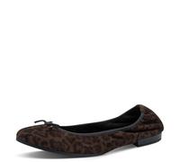 Tamaris Damen Ballerina 1-22116-41, Zapatos Tipo Ballet Mujer, Mocca Leopard, 41 EU