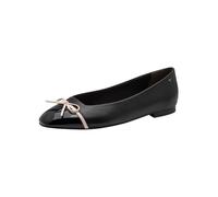 Tamaris Damen Ballerina 1-22137-46, Zapatos Tipo Ballet Mujer, Peine Negro, 38 EU