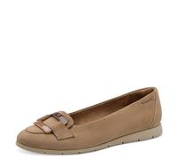 Tamaris Damen Ballerina 1-22170-45, Zapatos Tipo Ballet Mujer, Beige, 40 EU