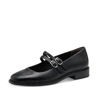 Tamaris Damen Ballerina Strap 1-22131-45, Zapatos Tipo Ballet Mujer, Negro, 37 EU