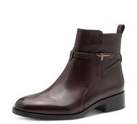 Tamaris Damen Boot Flat 1-25321-43, Botas Cortas al Tobillo Mujer, marrón, 40 EU