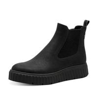 Tamaris Damen Boot Flat 1-25420-45, Botas Cortas al Tobillo Mujer, Negro, 39 EU