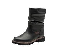 Tamaris Damen Boot Flat 1-25484-45, Botas Cortas al Tobillo Mujer, Negro, 37 EU
