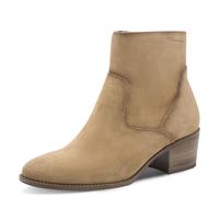 Tamaris Damen Boot Heel 1-25329-45, Botas Cortas al Tobillo Mujer, Beige, 42 EU