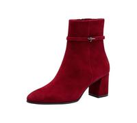 Tamaris Damen Boot Heel 1-25336-43, Botas Cortas al Tobillo Mujer, Rojo, 38 EU