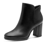 Tamaris Damen Boot Heel 1-25352-45, Botín Mujer, Negro Mate, 41 EU, negro mate, 41 EU