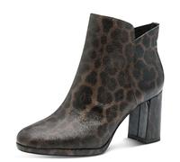 Tamaris Damen Boot Heel 1-25362-45, Botas Cortas al Tobillo Mujer, Leopardo, 37 EU