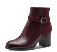 Tamaris Damen Boot Heel 1-25363-45, Botas Cortas al Tobillo Mujer, Merlot, 37 EU