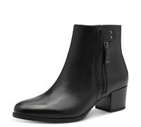Tamaris Damen Boot Heel 1-25367-45, Botas Cortas al Tobillo Mujer, Negro, 42 EU