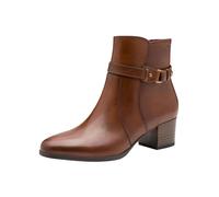 Tamaris Damen Boot Heel 1-25373-45, Botas Cortas al Tobillo Mujer, coñac, 41 EU