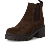 Tamaris Damen Chelsea 1-25459-41, Botas Estilo Mujer, Mocca Suede, 41 EU