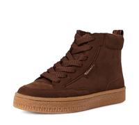 Tamaris Damen Lace Boot Flat 1-25203-45, Botas Cortas al Tobillo Mujer, Moca, 40 EU