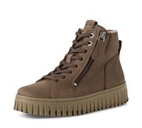 Tamaris Damen Lace Boot Flat 1-25206-43, Botas Cortas al Tobillo Mujer, Pardo, 42 EU