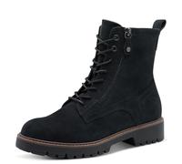 Tamaris Damen Lace Boot Flat 1-25207-45, Botas Cortas al Tobillo Mujer, Azul Marino, 36 EU