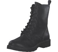 Tamaris Damen Lace Boot Flat 1-25215-45, Botas Cortas al Tobillo Mujer, Negro, 38 EU
