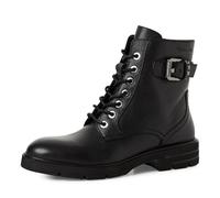 Tamaris Damen Lace Boot Flat 1-25216-45, Botas Cortas al Tobillo Mujer, Negro, 42 EU