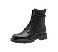 Tamaris Damen Lace Boot Flat 1-25219-45, Botas Cortas al Tobillo Mujer, Negro, 38 EU