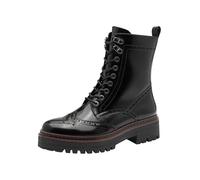 Tamaris Damen Lace Boot Flat 1-25232-45, Botas Cortas al Tobillo Mujer, Negro, 39 EU
