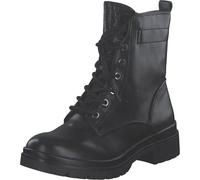 Tamaris Damen Lace Boot Flat 1-25236-43, Botas Cortas al Tobillo Mujer, Black Glam, 41 EU