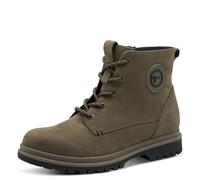 Tamaris Damen Lace Boot Flat 1-25241-45, Botas Cortas al Tobillo Mujer, Verde Oliva, 41 EU