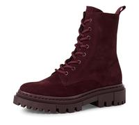 Tamaris Damen Lace Boot Flat 1-25276-41, Botas Cortas al Tobillo Mujer, Merlot, 40 EU